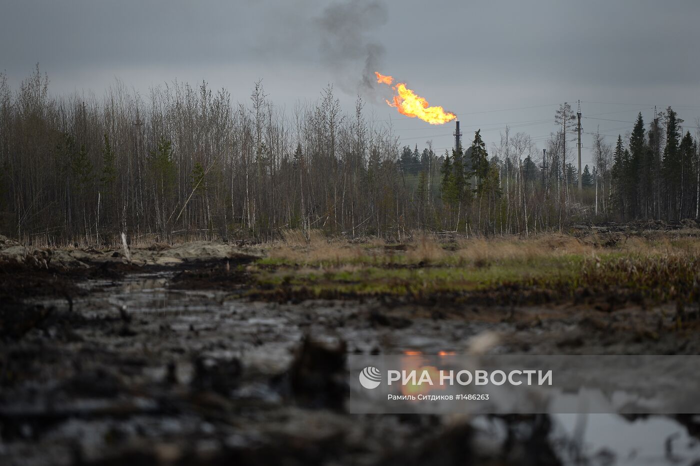 Разливы нефти на Мамонтовском месторождении в ХМАО