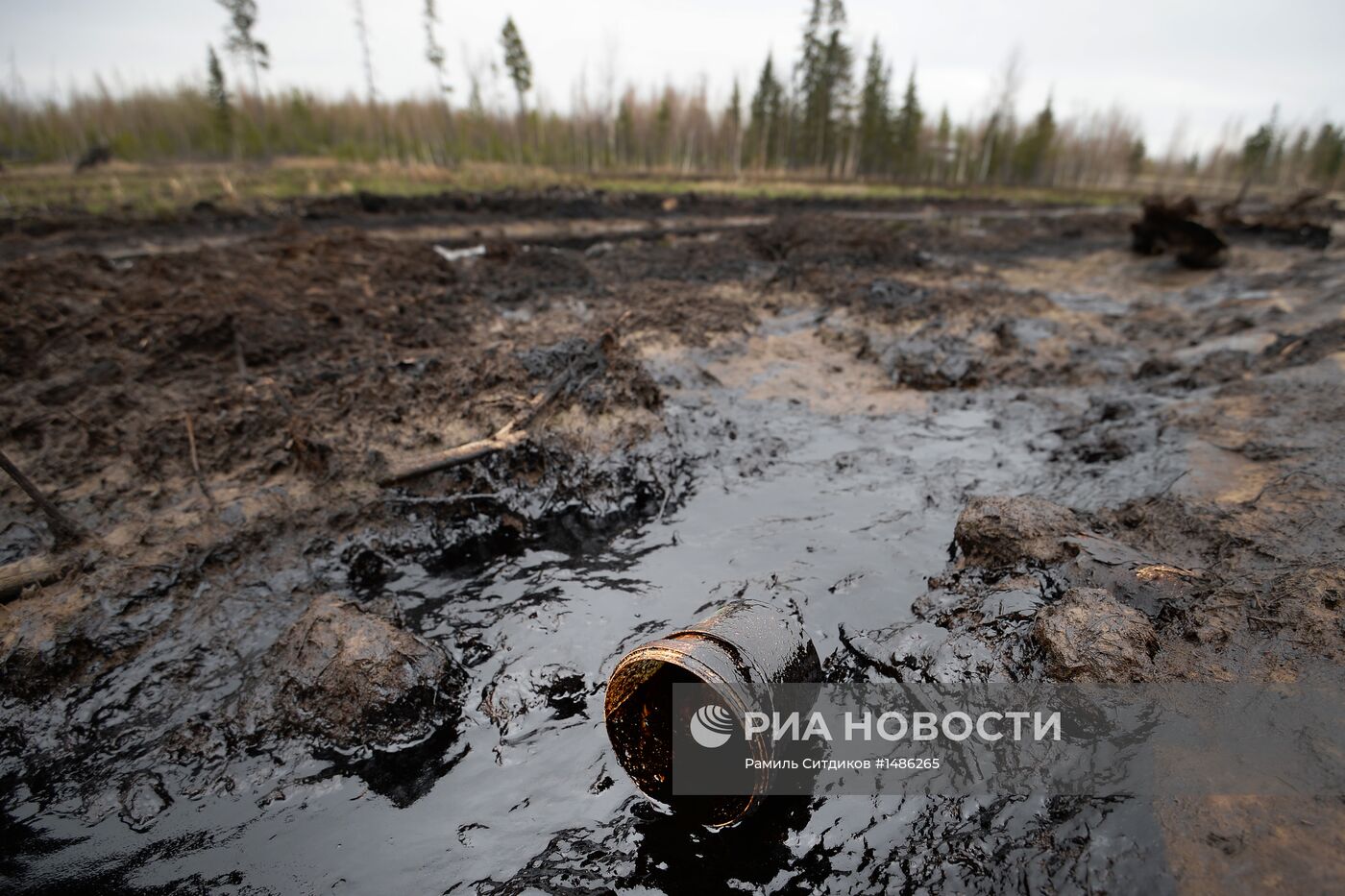 Разливы нефти на Мамонтовском месторождении в ХМАО