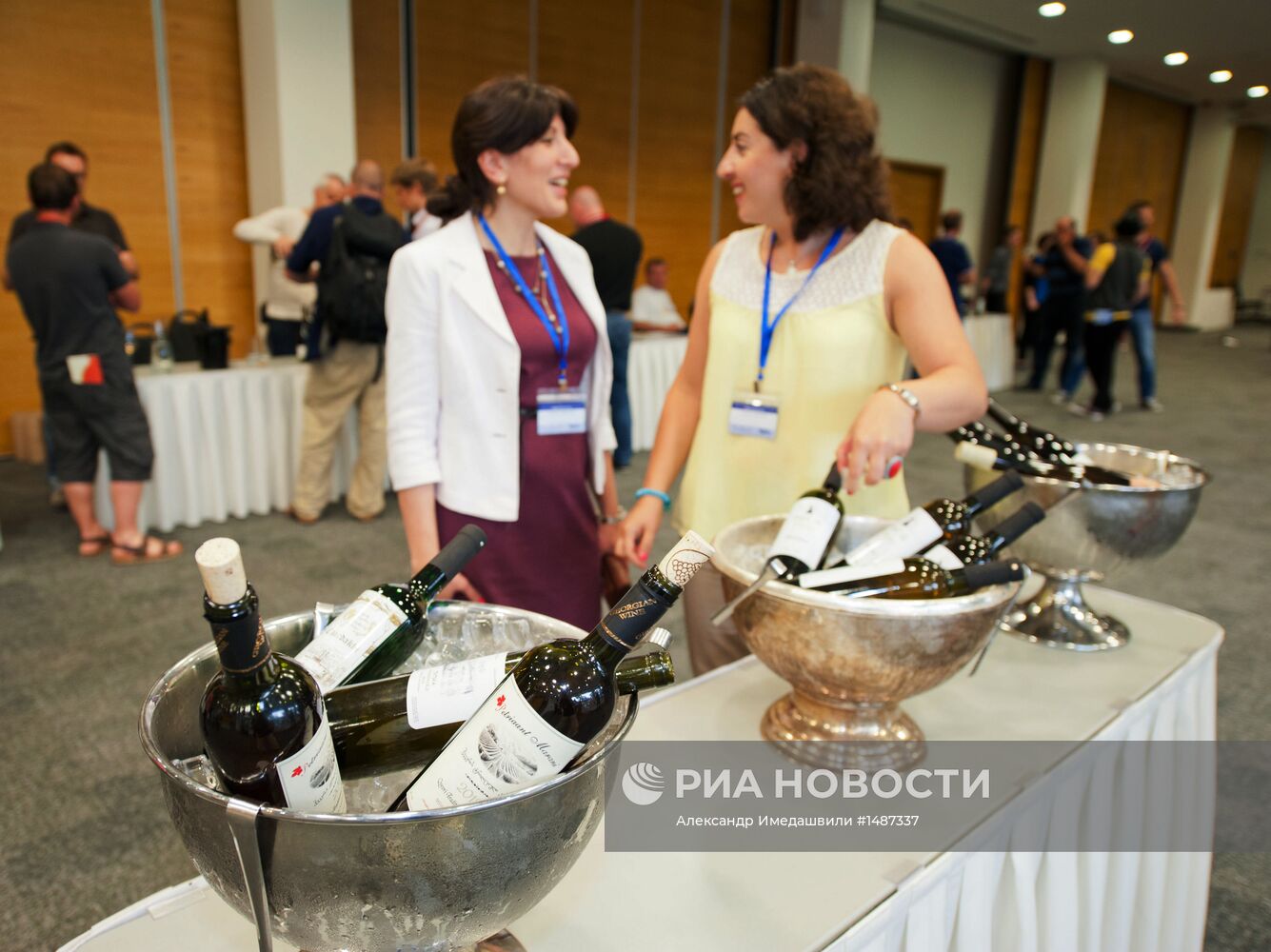 Открытие выставки вин WinExpo Georgia 2013