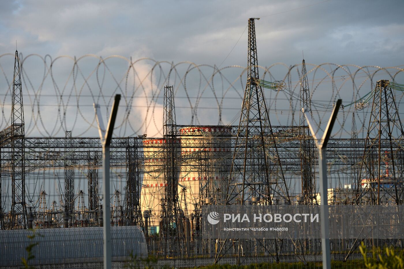Калининская АЭС в городе Удомля Тверской области