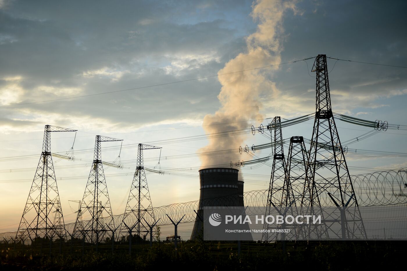 Калининская АЭС в городе Удомля Тверской области