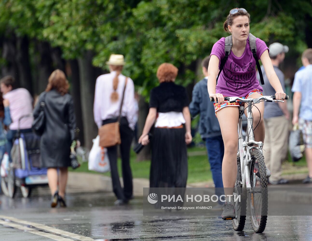 Городской праздник "Москва Велосипедная" в ЦПКиО им.Горького