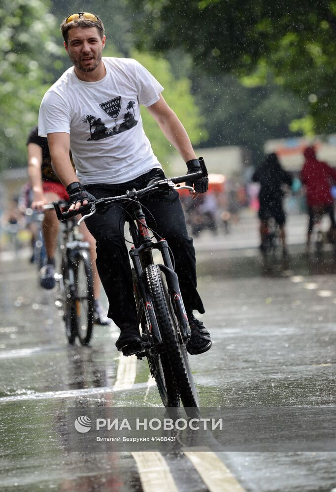 Городской праздник "Москва Велосипедная" в ЦПКиО им.Горького