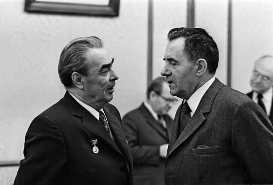 Леонид Брежнев и Андрей Громыко