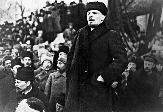 Выступление В. И. Ленина на похоронах Я. М. Свердлова
