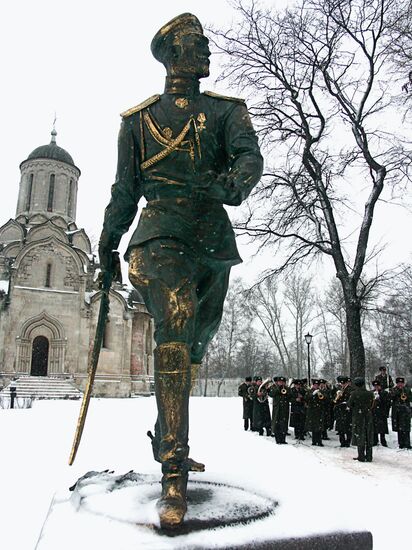 Открытие памятника генералу С. Маркову