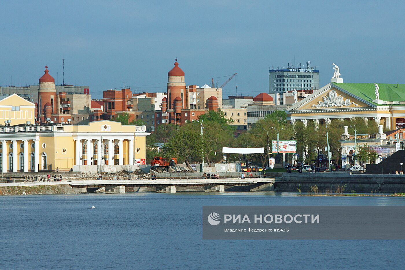 Набережная реки Миасс