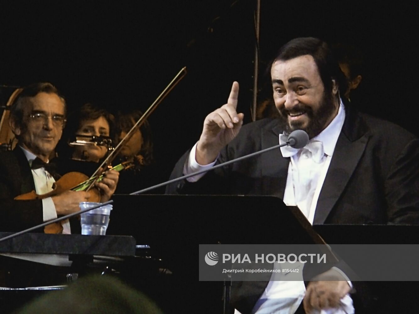 Прощальный концерт Лучано Паваротти в Москве