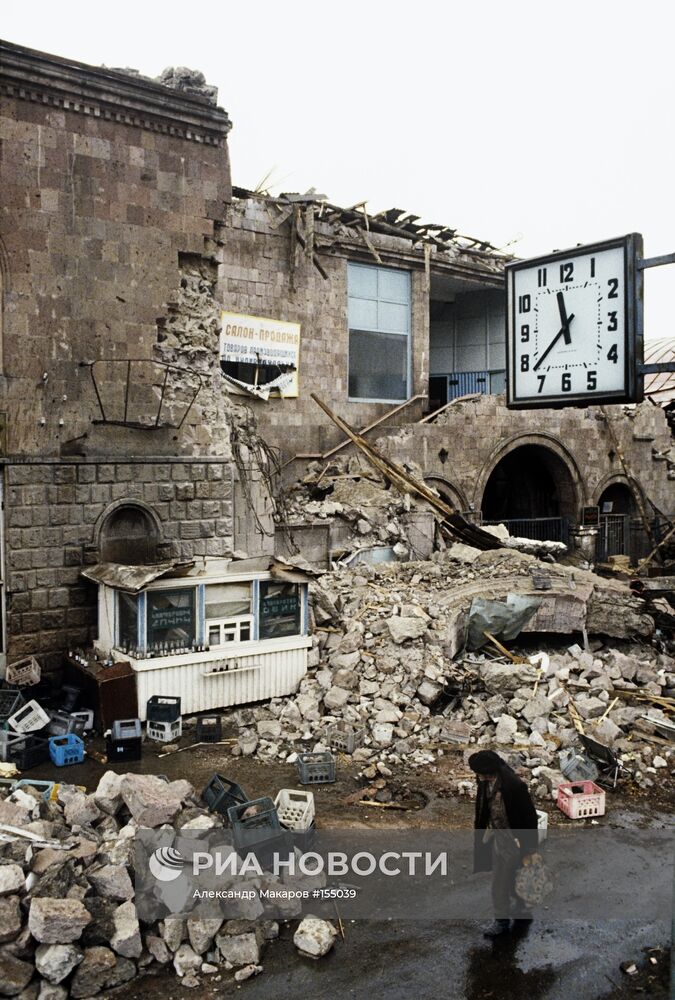 В Ленинакане после землетрясения