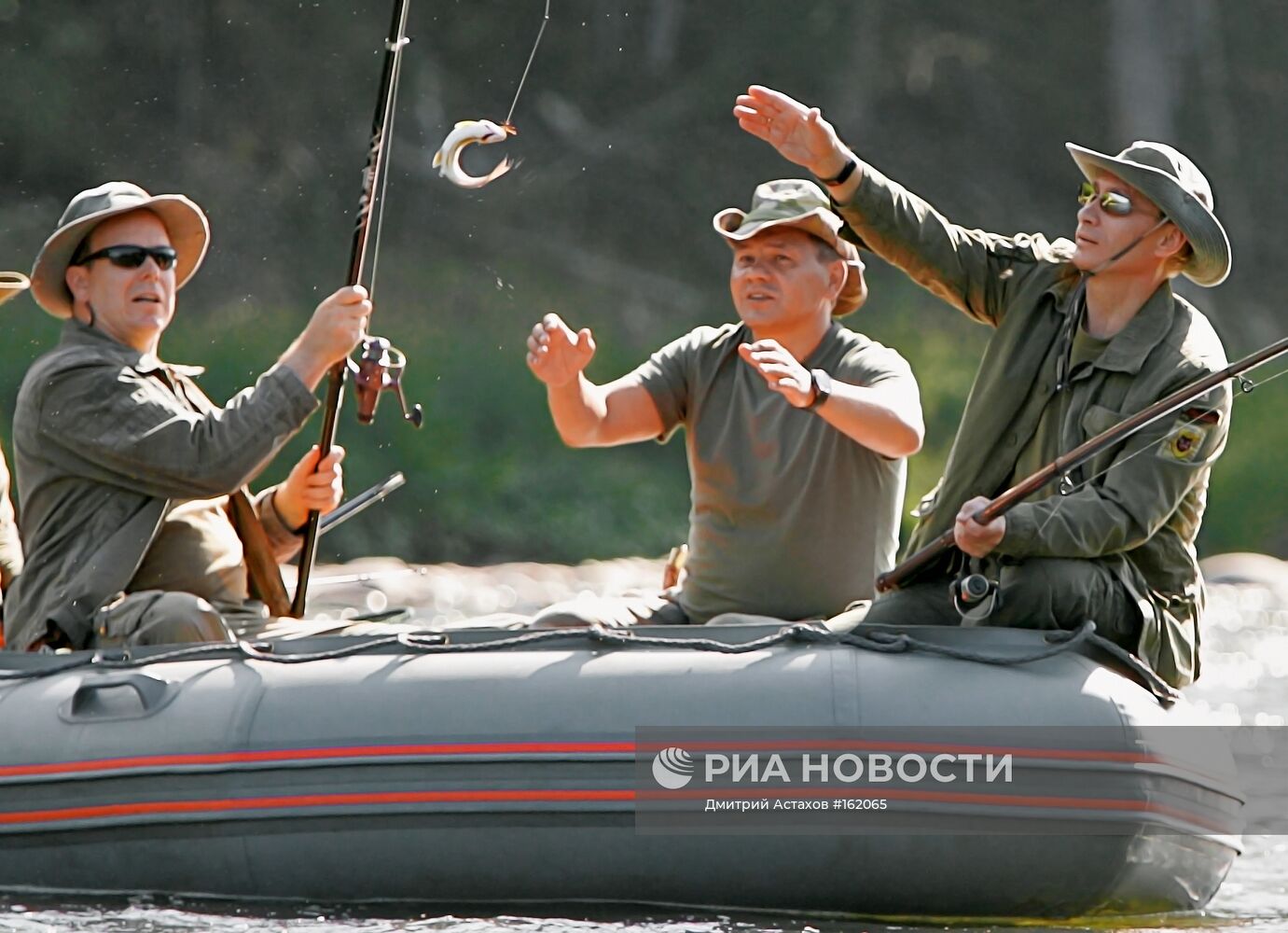 АЛЬБЕРТ II С.ШОЙГУ В.ПУТИН