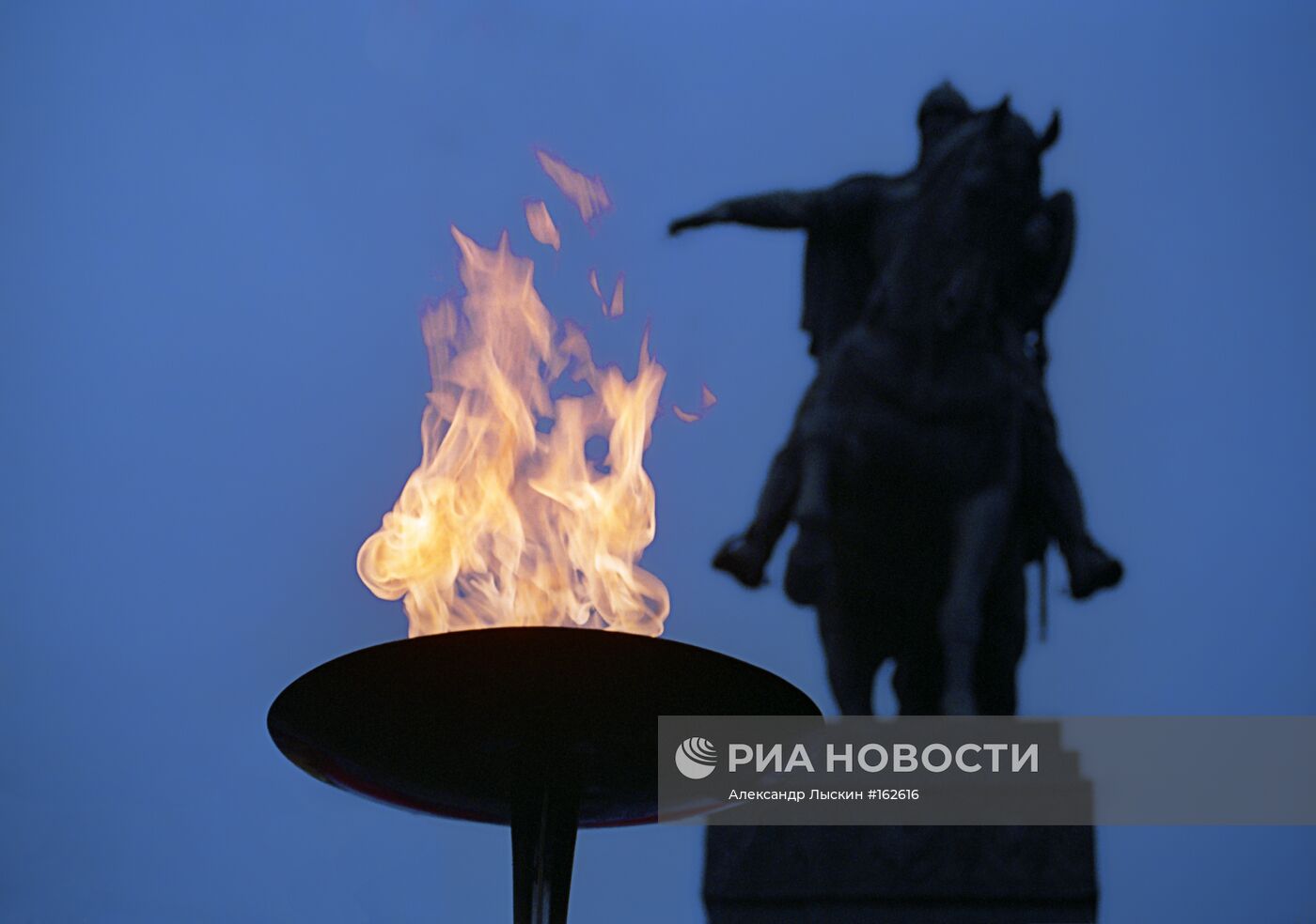 Олимпийский огонь в Москве