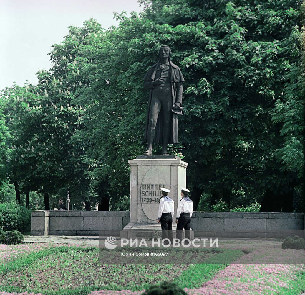 КАЛИНИНГРАД ШИЛЛЕР ПАМЯТНИК