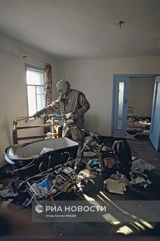 Дезактивационные работы после аварии на Чернобыльской АЭС