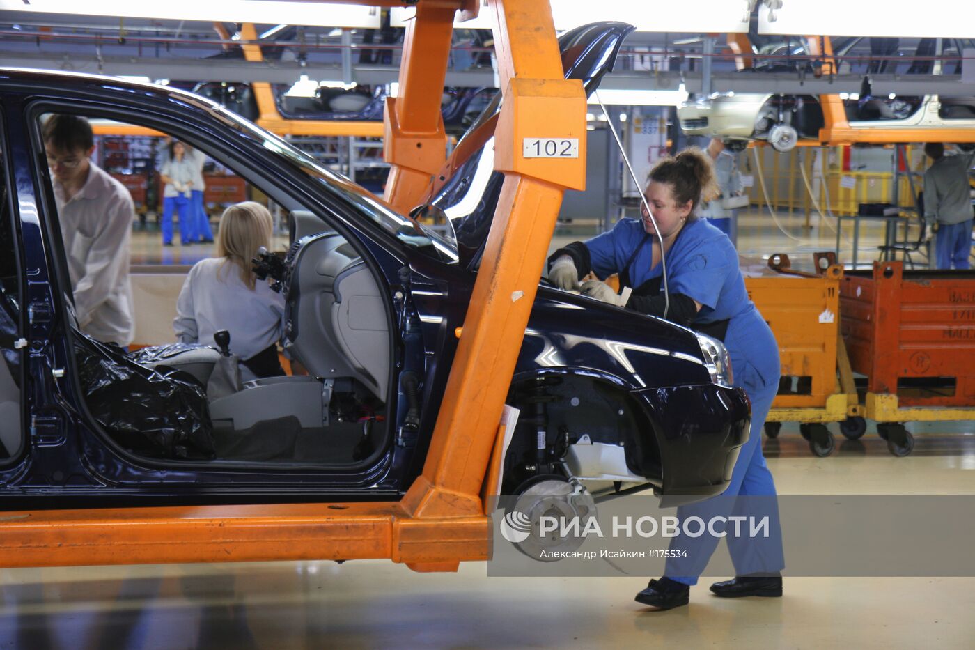 Производство автомобилей LADA Kalina на ОАО "АВТОВАЗ"