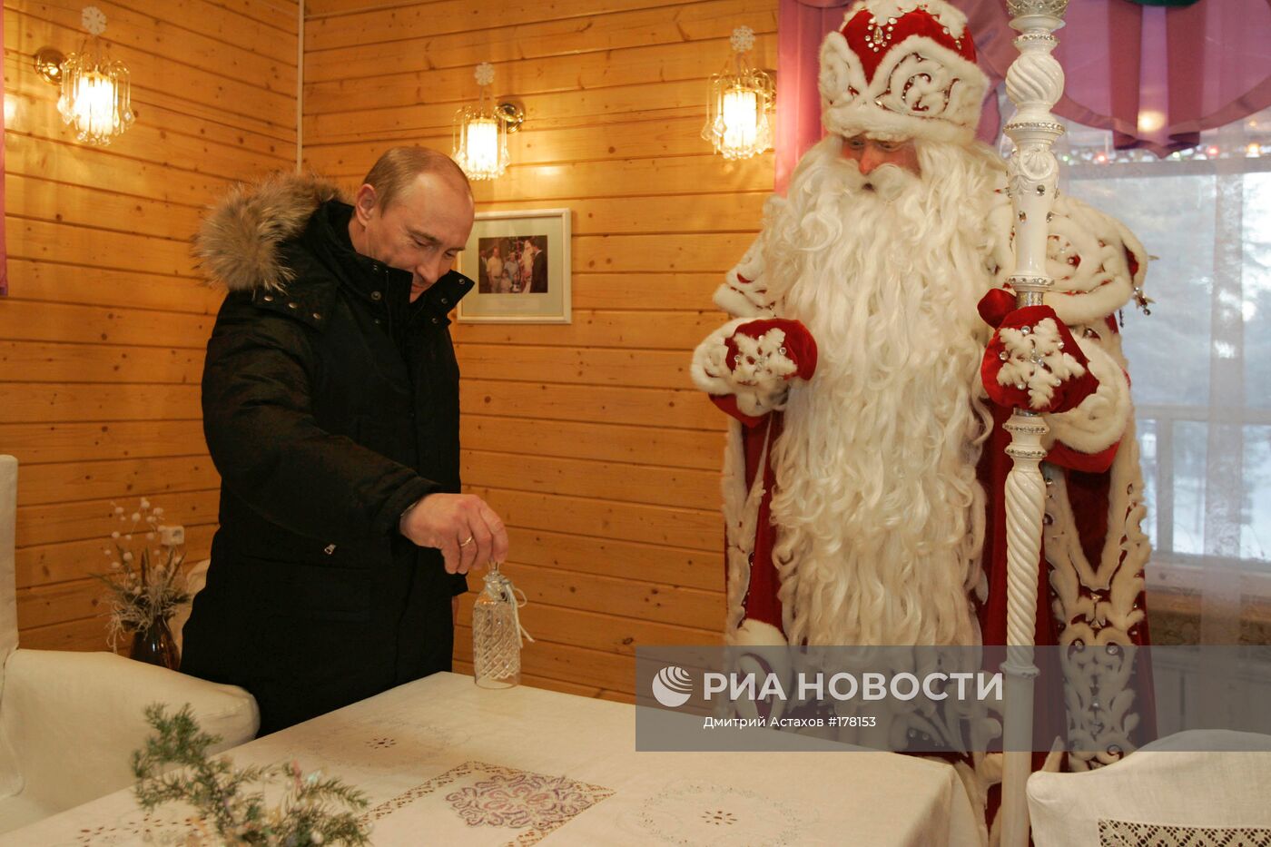 В.Путин Дед Мороз