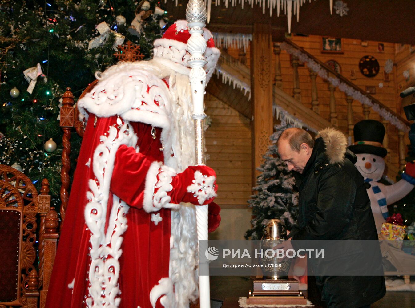 В.Путин Дед Мороз