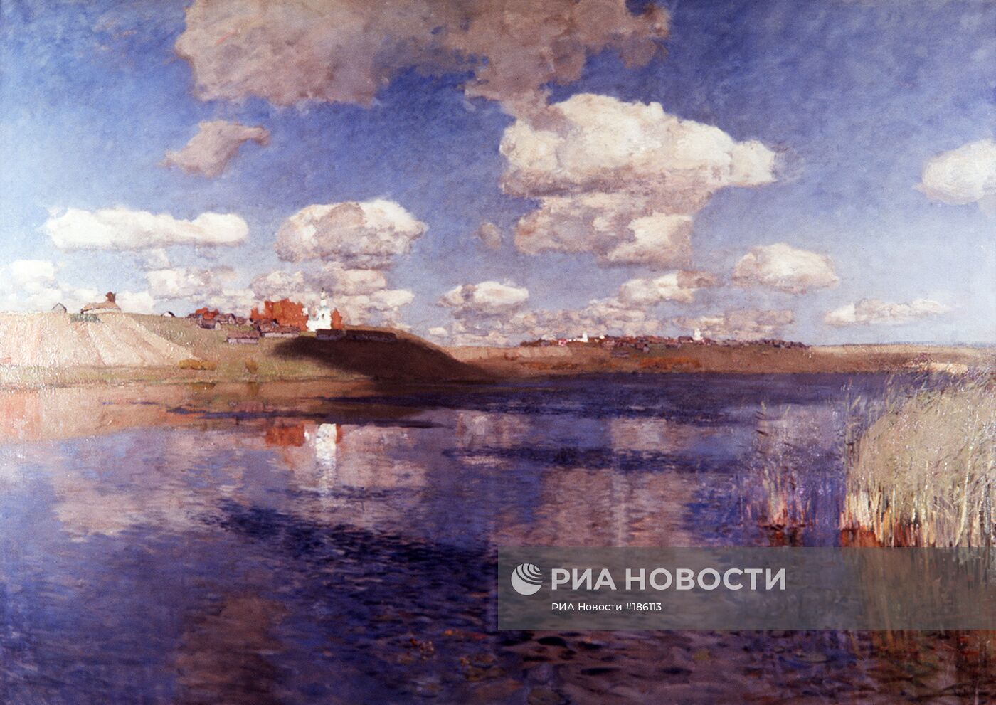 Картина И. Левитана "Озеро"