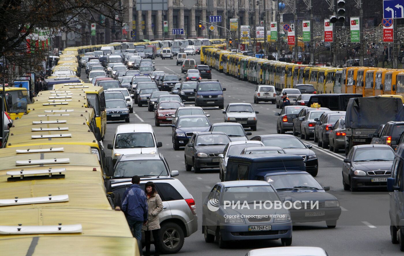 Забастовка в Киеве
