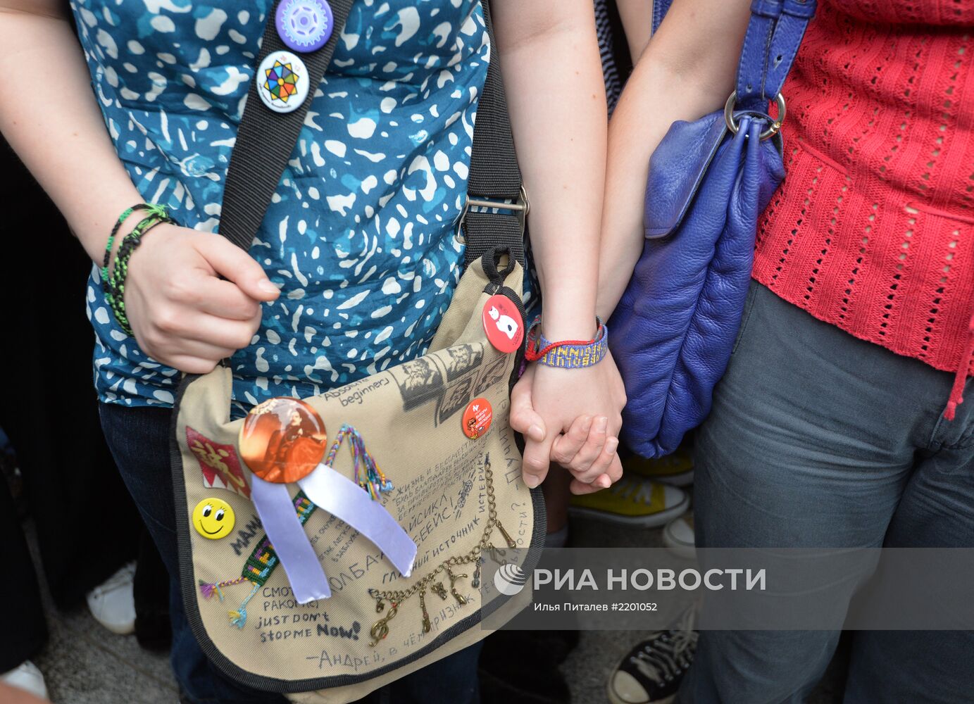 Акция ЛГБТ-движения в Москве