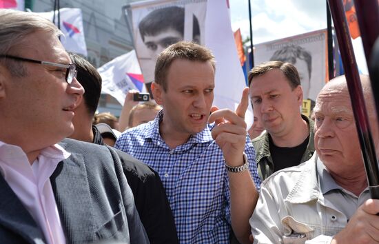 Шествие оппозиции в Москве