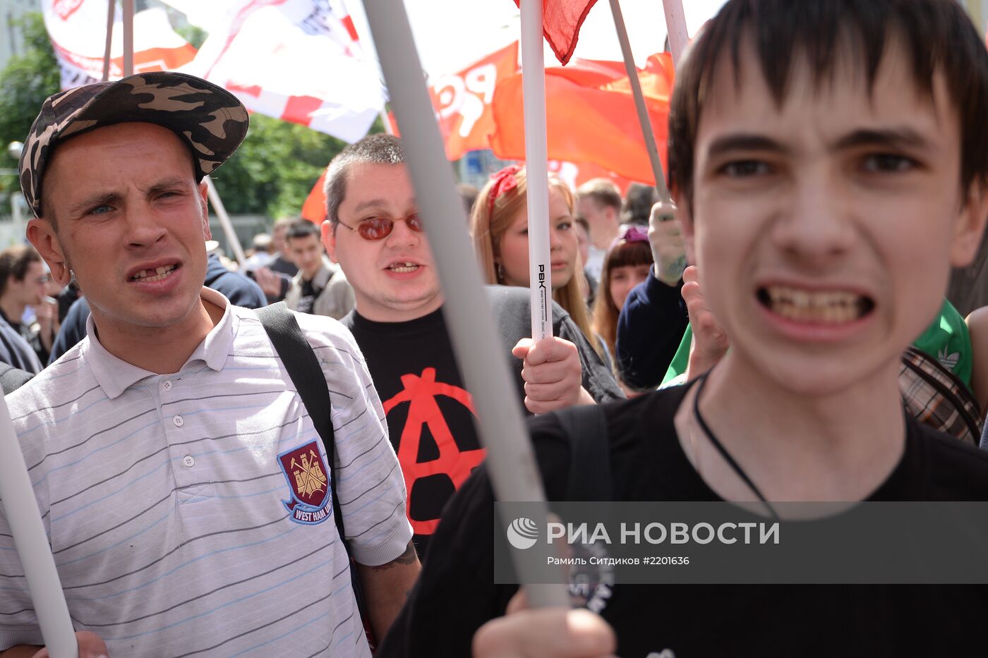 Шествие оппозиции в Москве