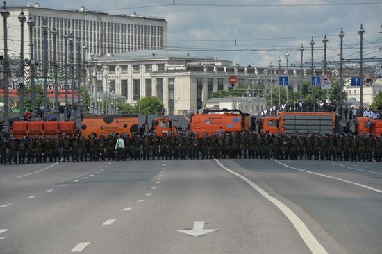 Шествие оппозиции в Москве