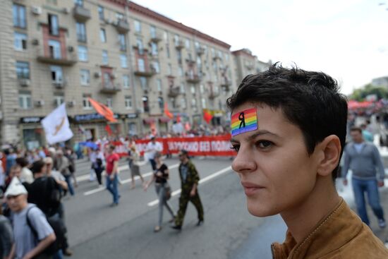 Шествие оппозиции в Москве