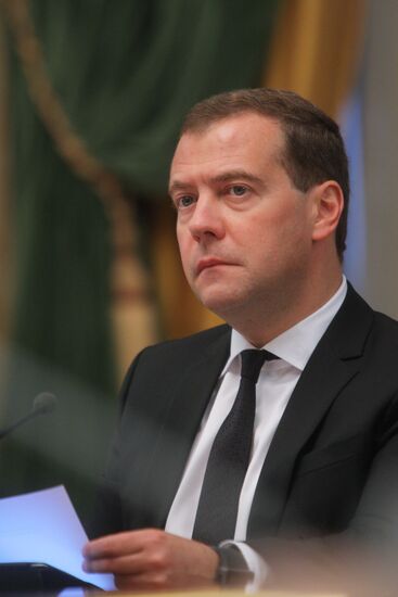 Д.Медведев на заседании Морской коллегии при правительстве РФ