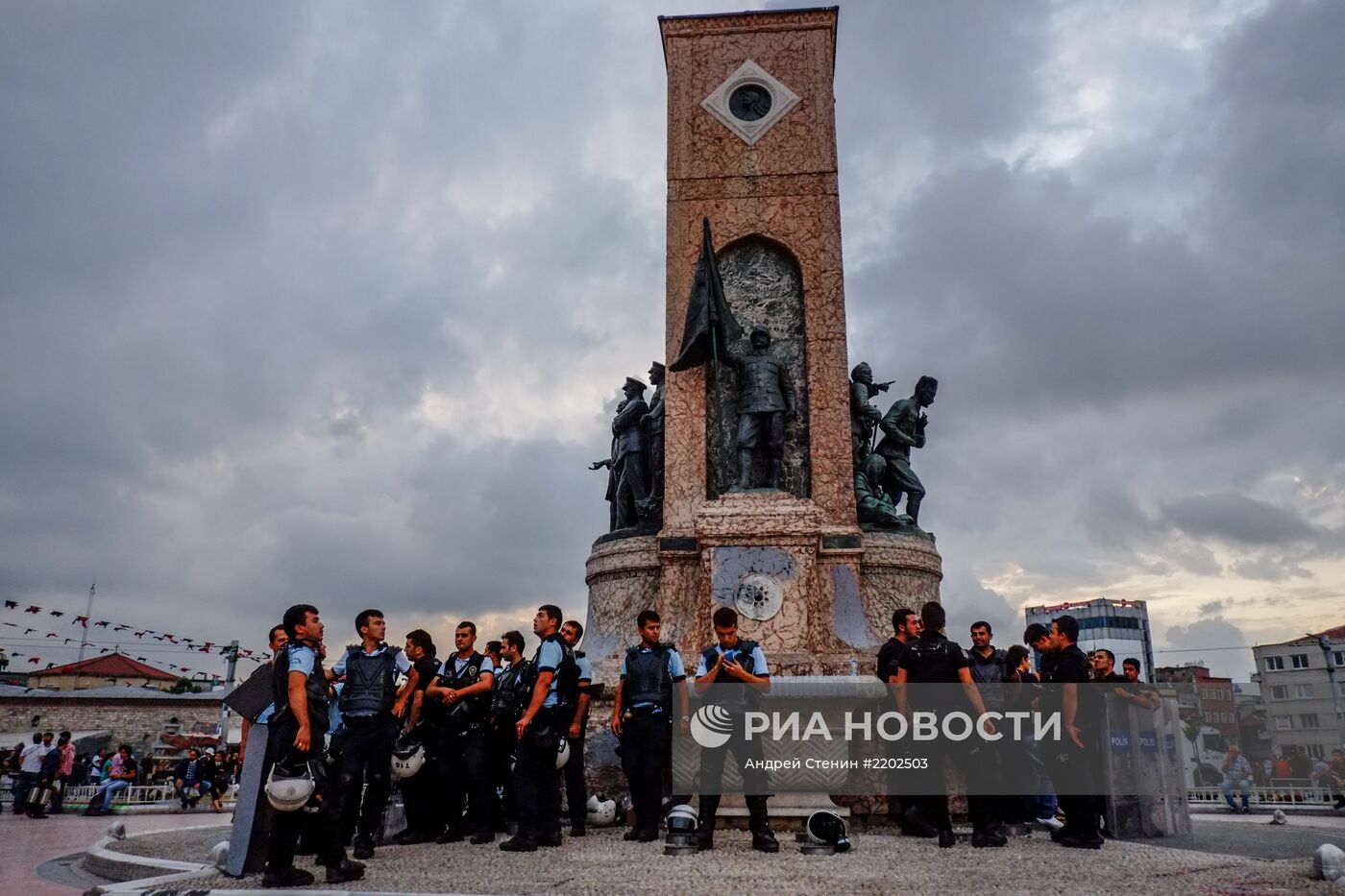 Массовые протесты в Стамбуле