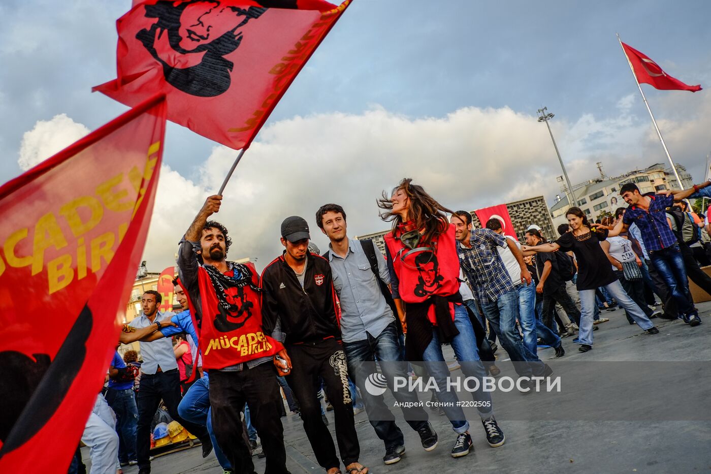 Массовые протесты в Стамбуле