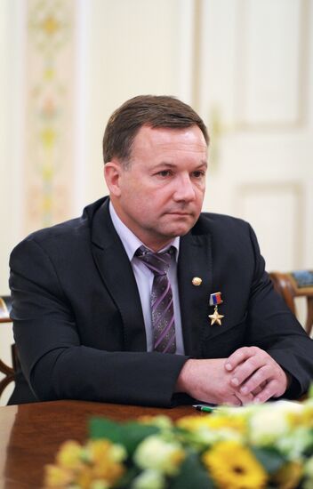 Встреча В.Путина с российскими космонавтами