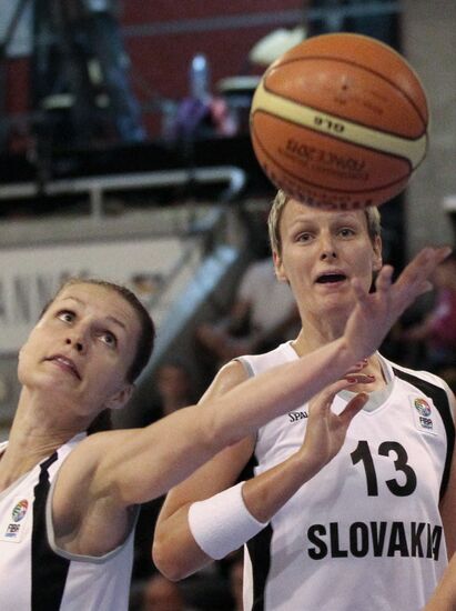 Баскетбол. Чемпионат Европы. Женщины. Матч Словакия – Украина