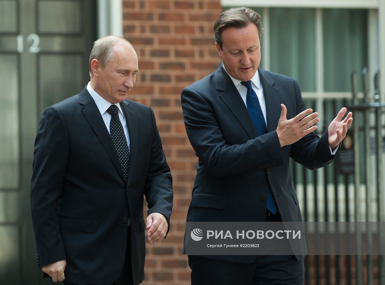 Рабочий визит В.Путина в Великобританию