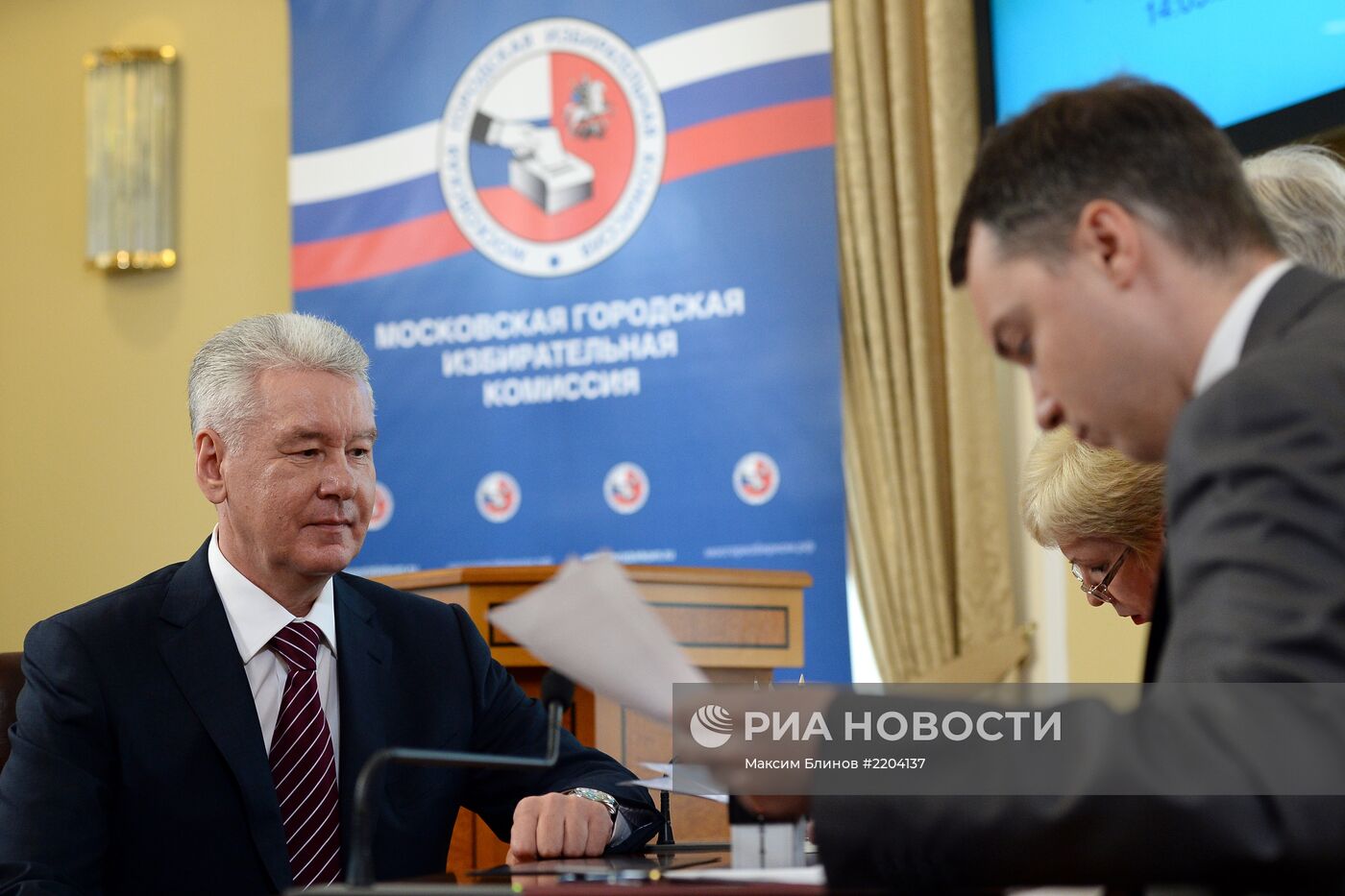 С.Собянин подал документы для участия в выборах мэра Москвы