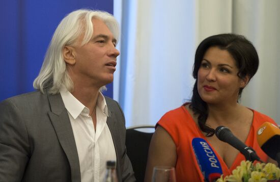 Пресс-конференция Анны Нетребко и Дмитрия Хворостовского