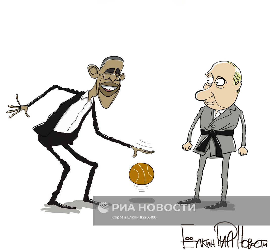 Обама признал, что слабеет в баскетболе, а Путин силен в дзюдо