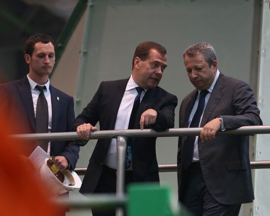Рабочая поездка Д.Медведева в Братск