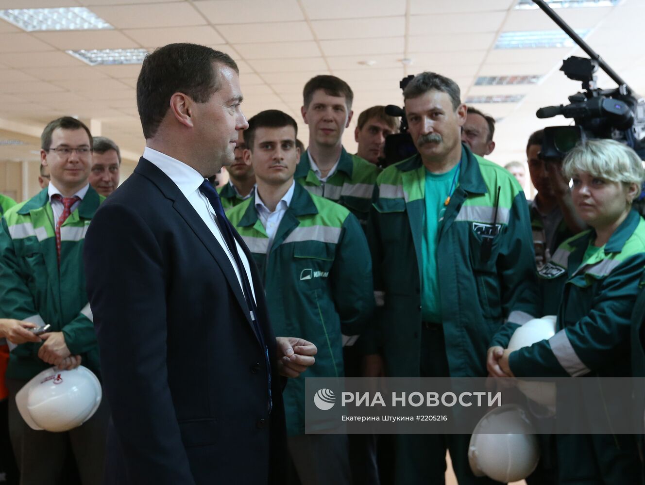Рабочая поездка Д.Медведева в Братск