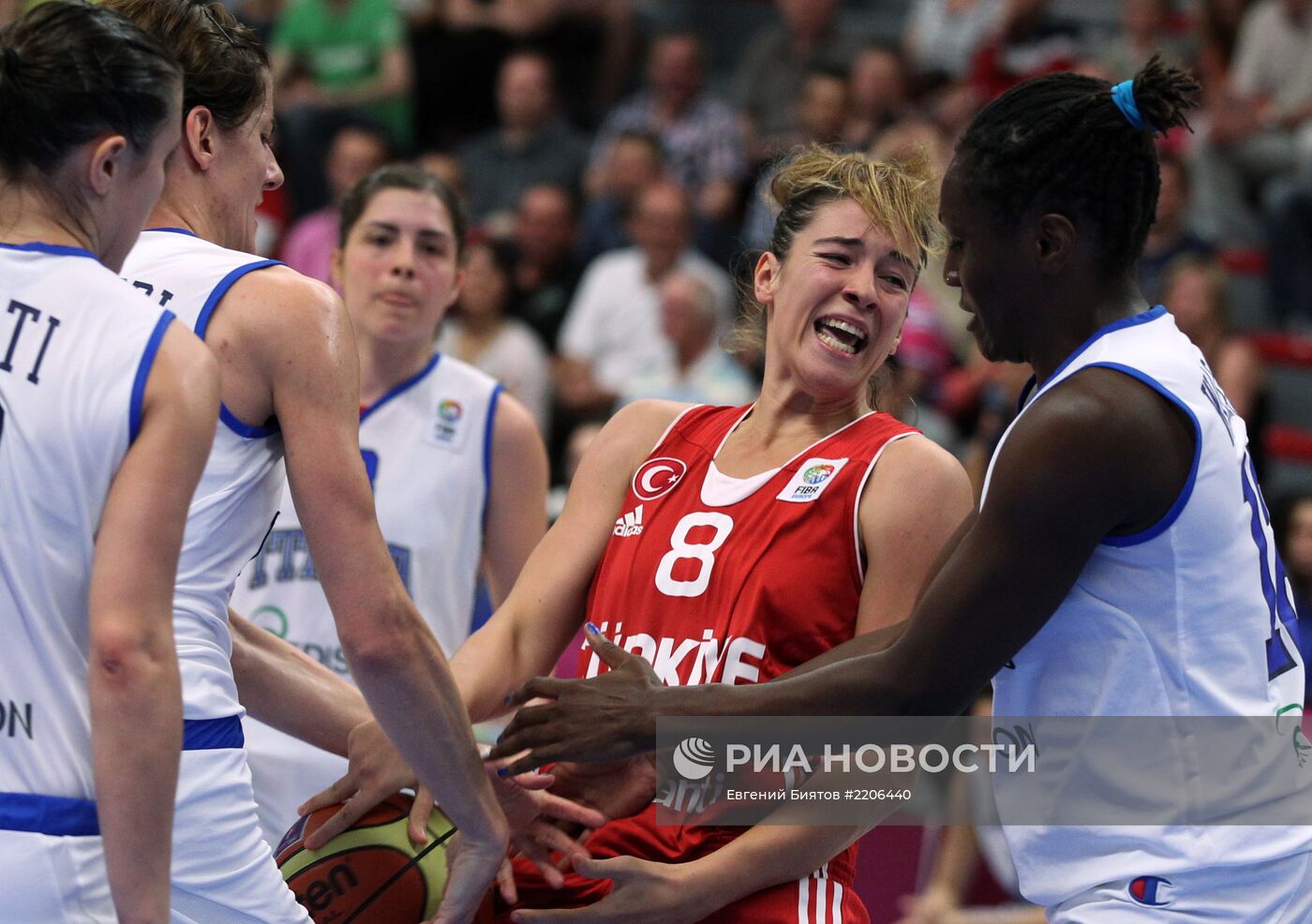 Баскетбол. Чемпионат Европы. Женщины. Матч Италия - Турция