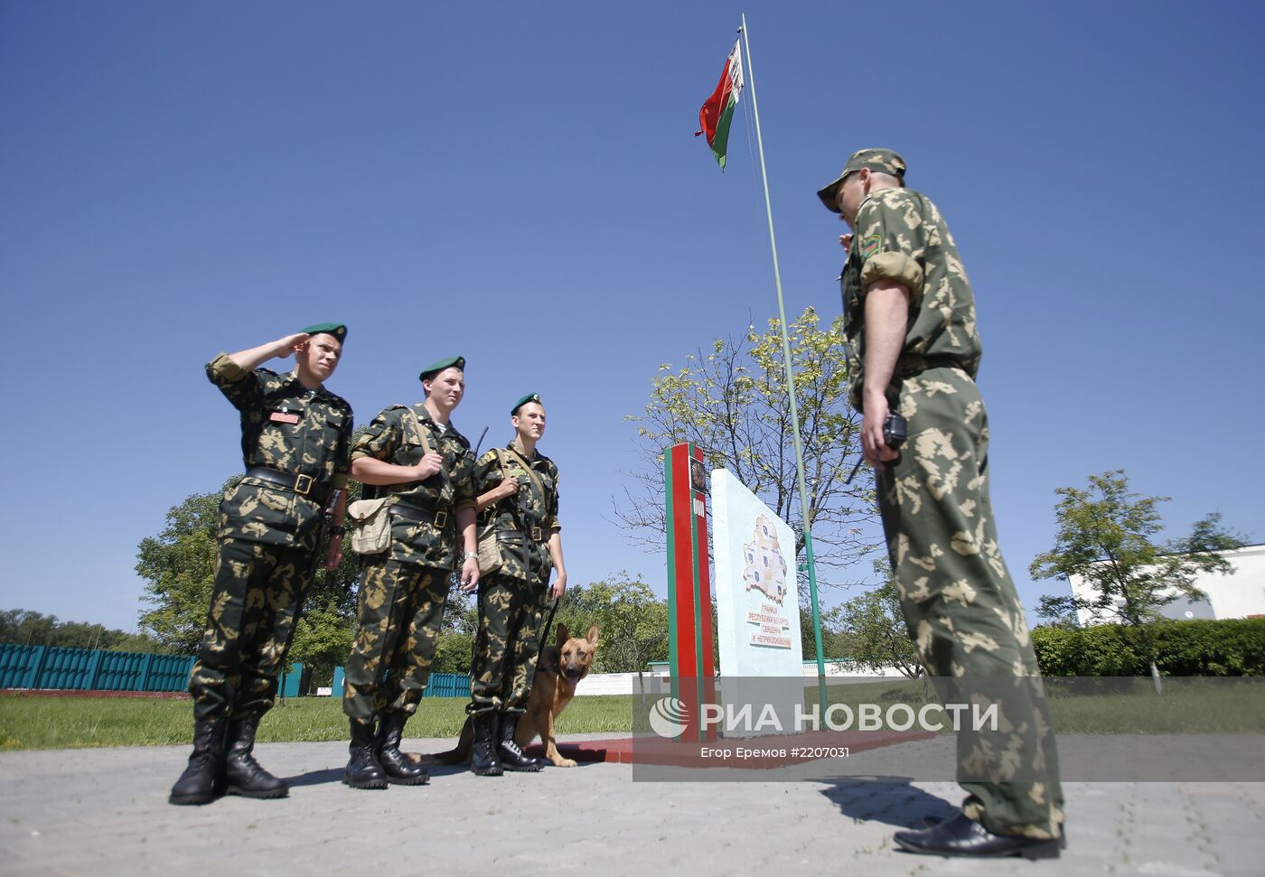 Служба на пограничной заставе "Брест" в Белоруссии