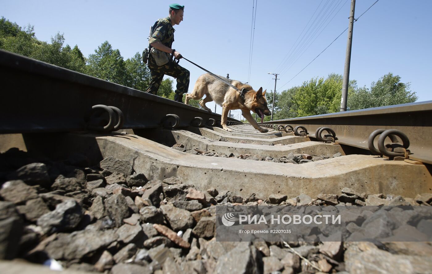 Служба на пограничной заставе "Брест" в Белоруссии