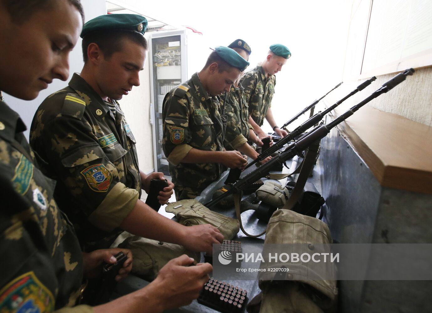 Служба на пограничной заставе "Брест" в Белоруссии