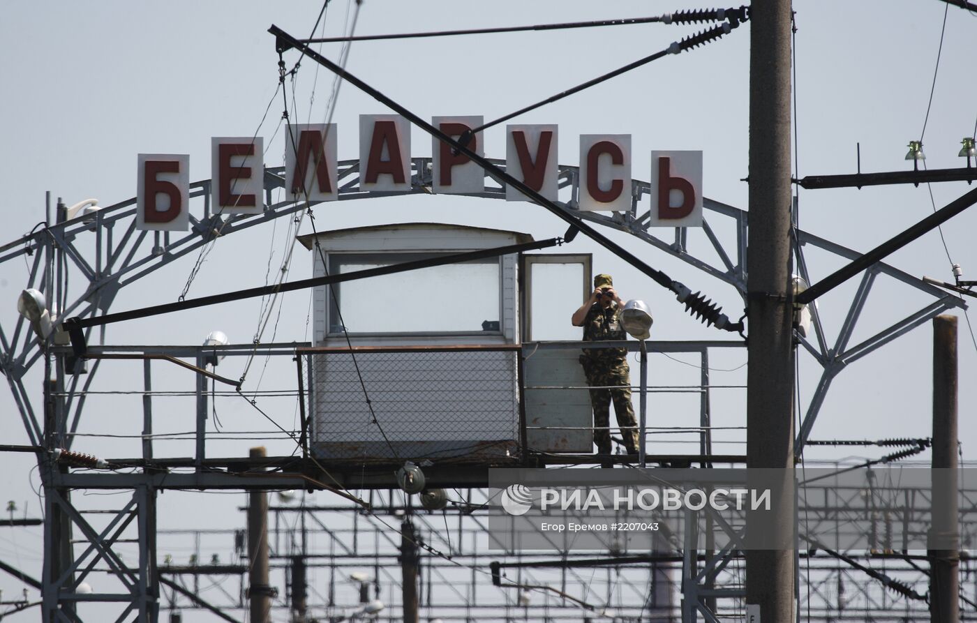 Служба на пограничной заставе "Брест" в Белоруссии