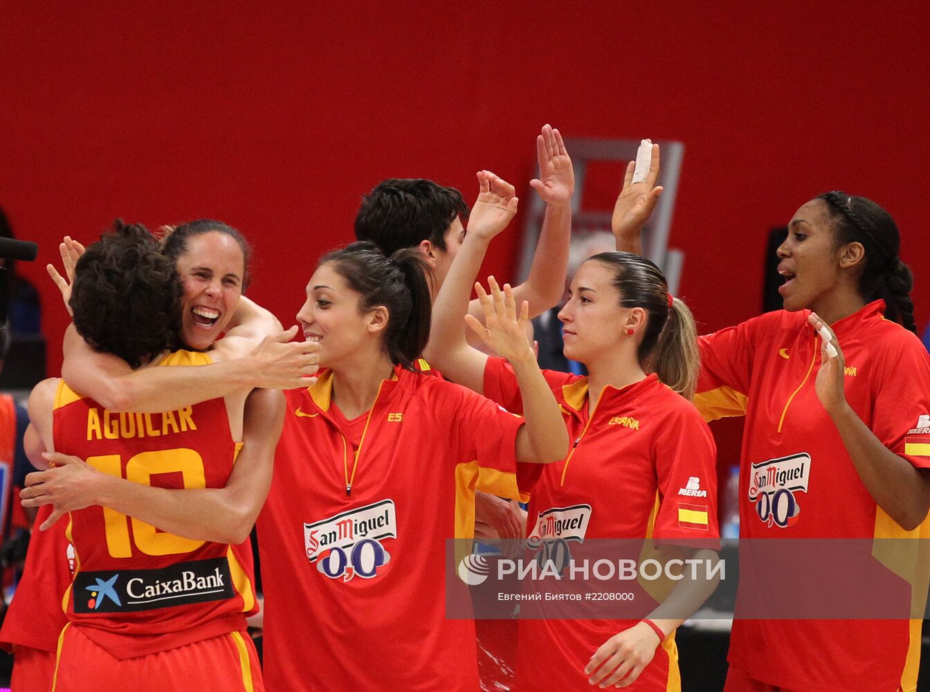 Баскетбол. Чемпионат Европы. Женщины. Матч Черногория - Испания