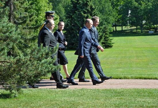 Визит В.Путина в Финляндию