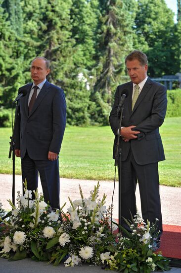 Визит В.Путина в Финляндию