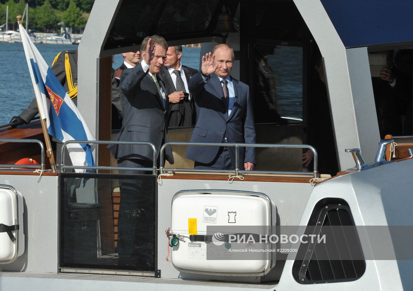 Визит В.Путина в Финляндию