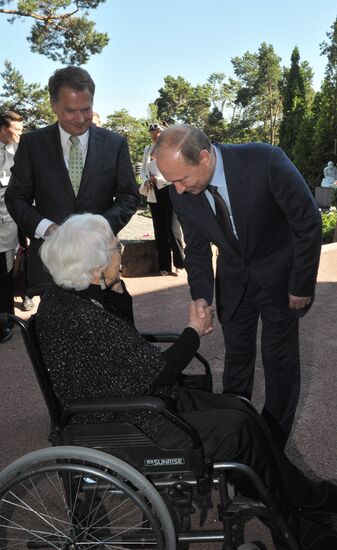 Визит В.Путина в Финляндию