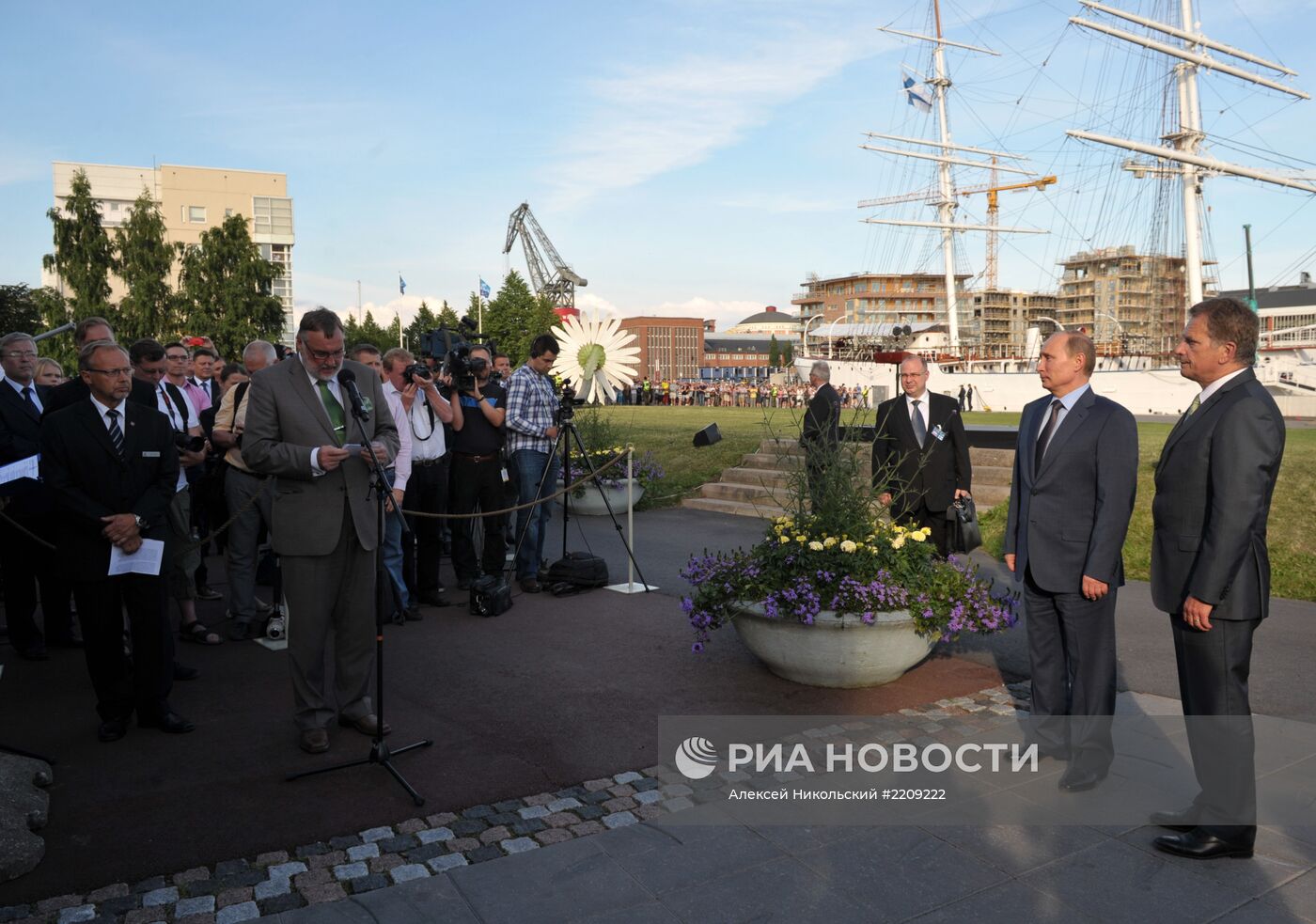 Визит В.Путина в Финляндию