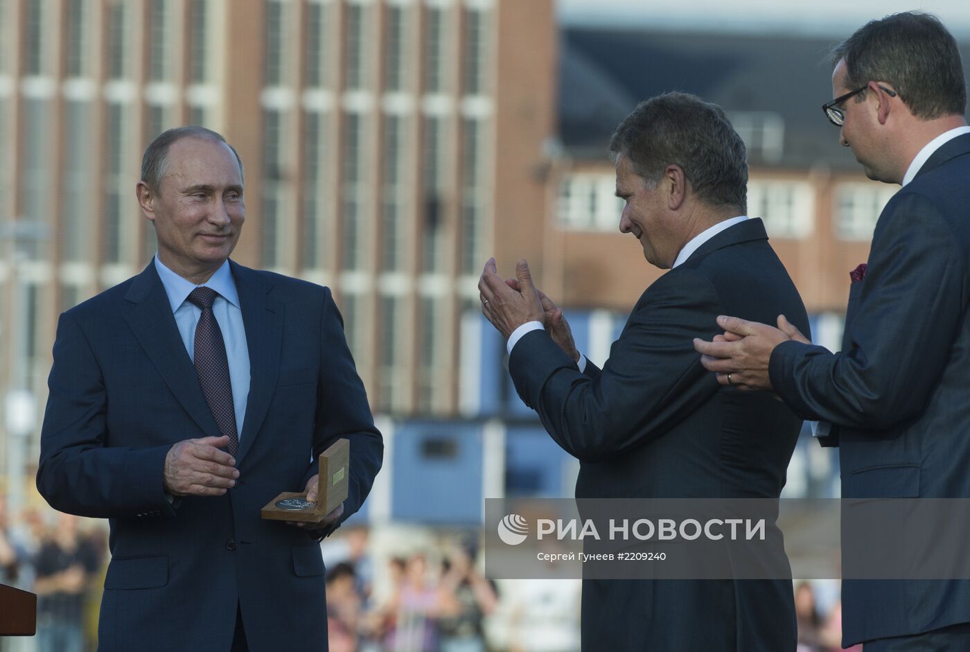 Визит В.Путина в Финляндию